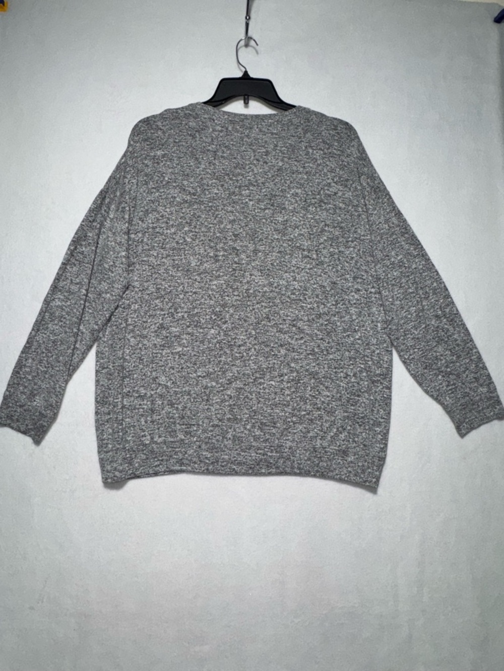 Athleta Gray Marled Crew Long Sleeve Sweatshirt Pullover Women Sz L - Picture 6 of 8